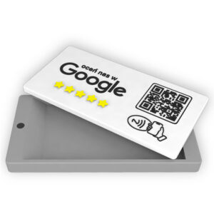 Wizytownik NFC do opinii Google